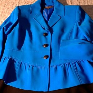 2 piece suit in great blue and black!!!